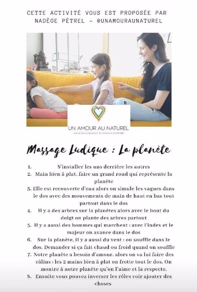 Comment faire un massage à un enfant ?
