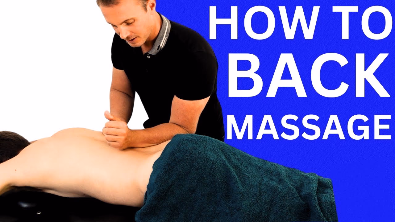 How do you massage the shoulder blades?