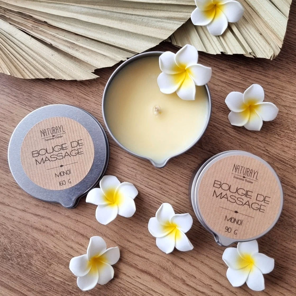 Comment la bougie produit-elle de l'huile de massage?