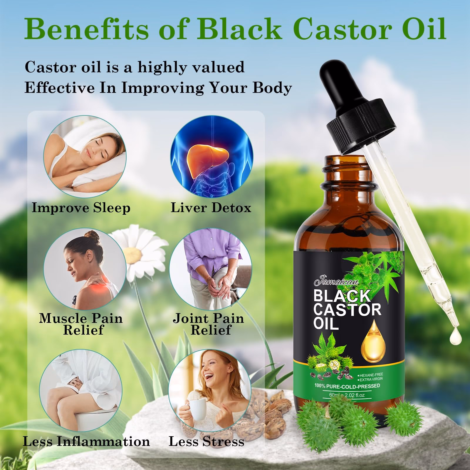 Can you use castor oil on a dry face?