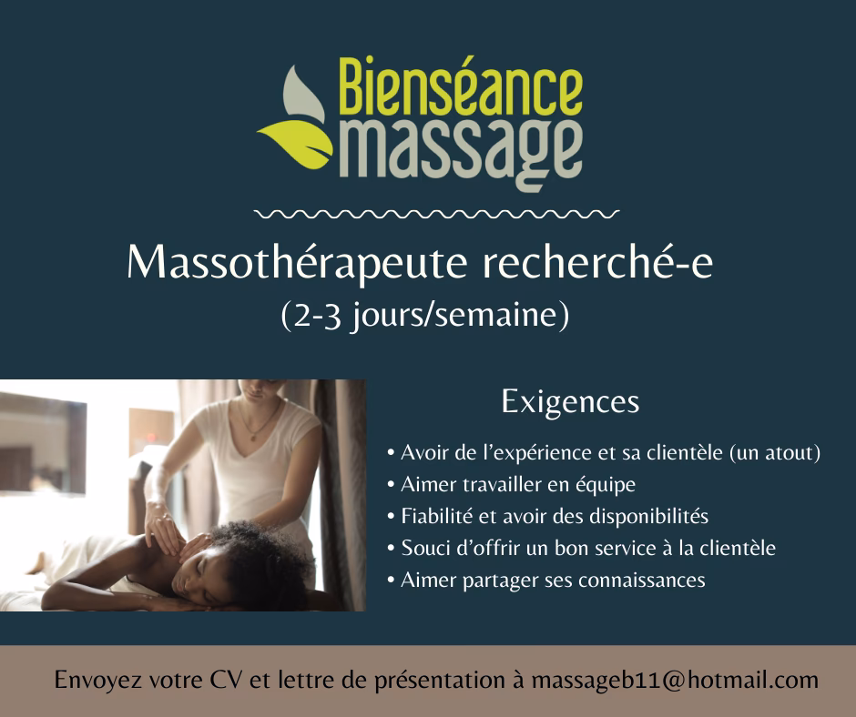 Comment devenir massothérapeute ?