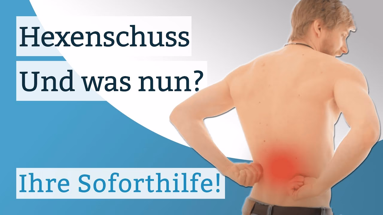 Wie kann man einen Hexenschuss durch Übungen lindern?