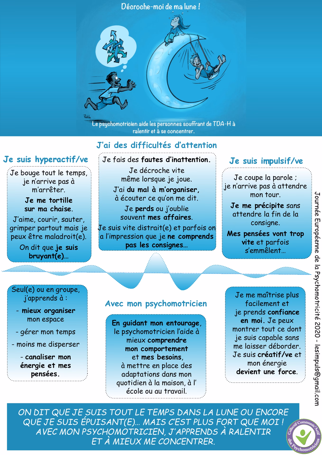 Quelle est la place de la psychomotricité auprès de l’enfant TDA/H ?