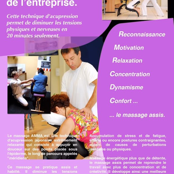 Quel est le prix d'un massage assis ?