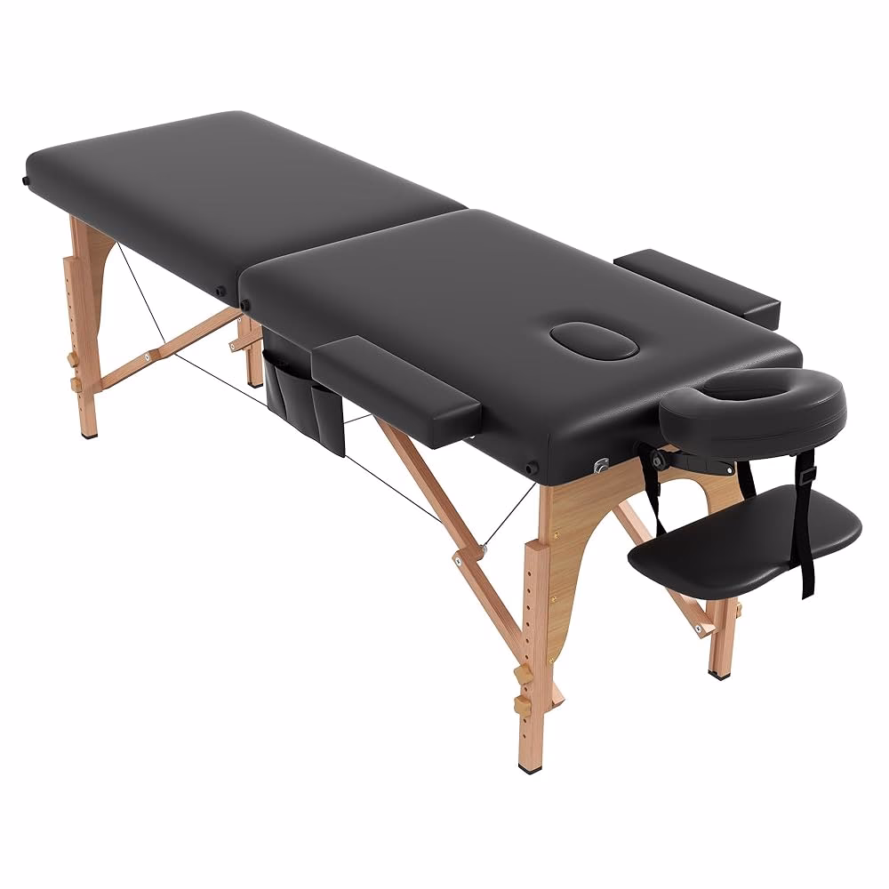 What is a portable massage table?