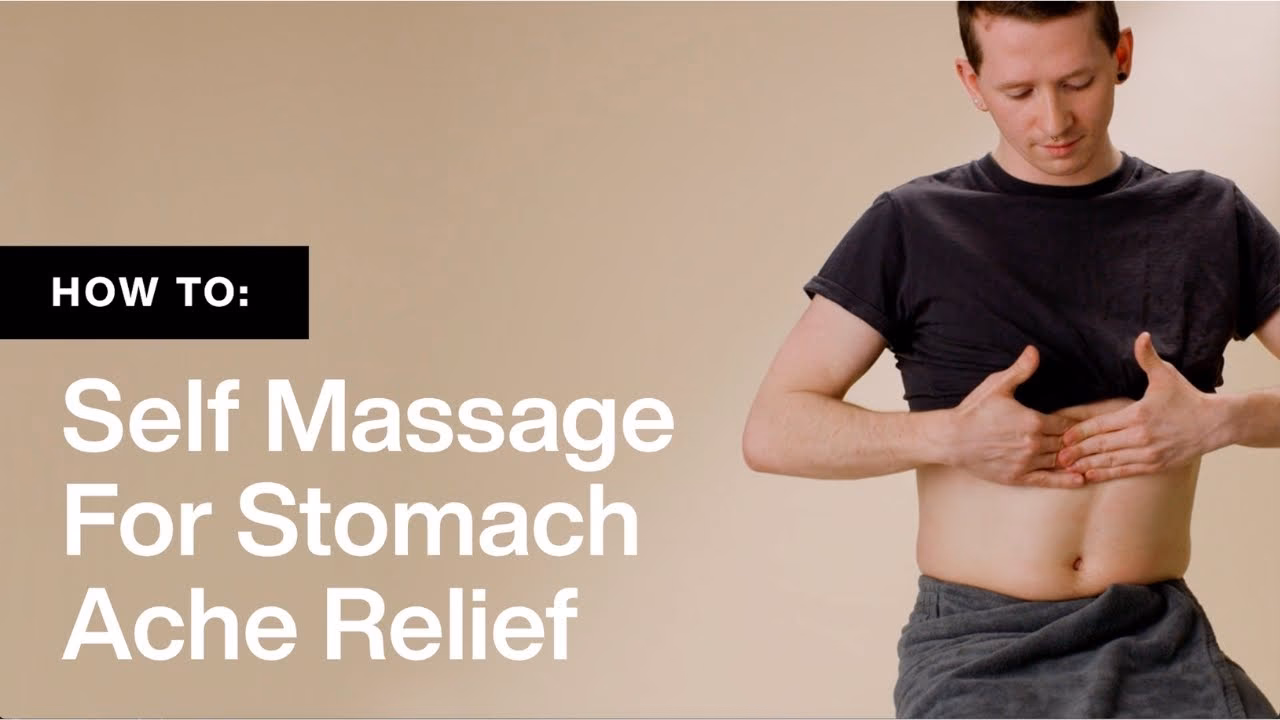 Does abdominal massage help stomach pain?