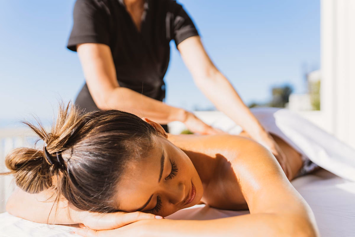 What services does Santa Barbara day spa offer?