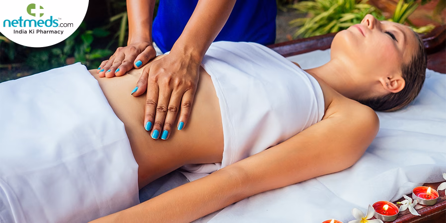What is Nabhi abdominal massage?