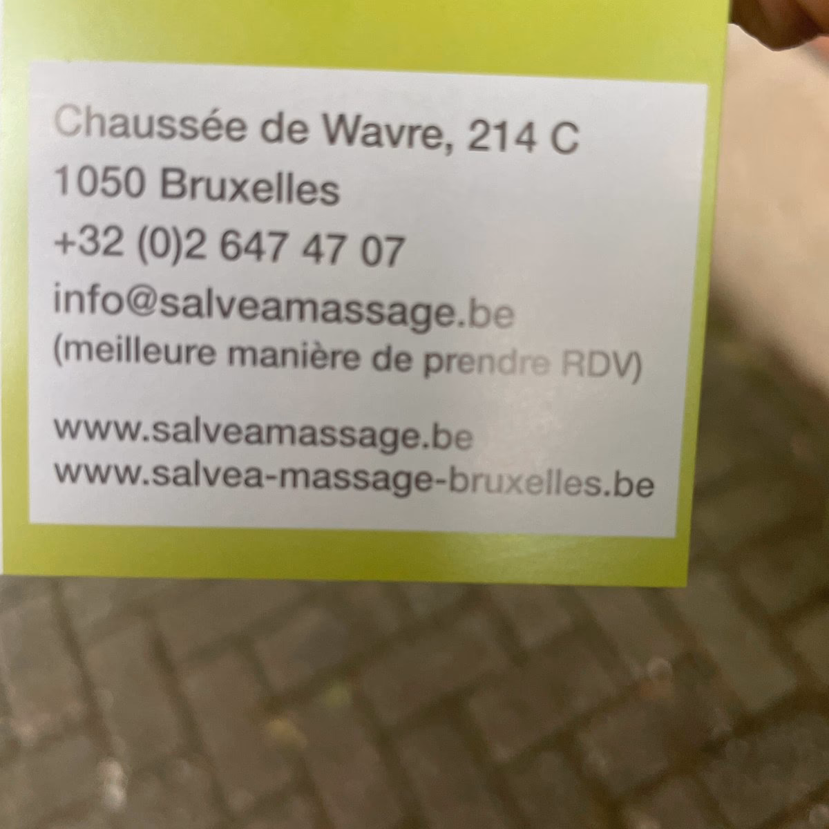 Est-ce que salvea massage centre est disponible sur treatwell ?