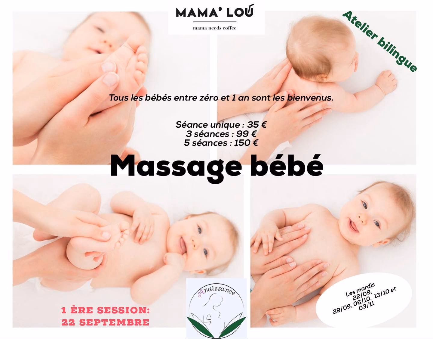 Comment apprendre le massage bébé ?
