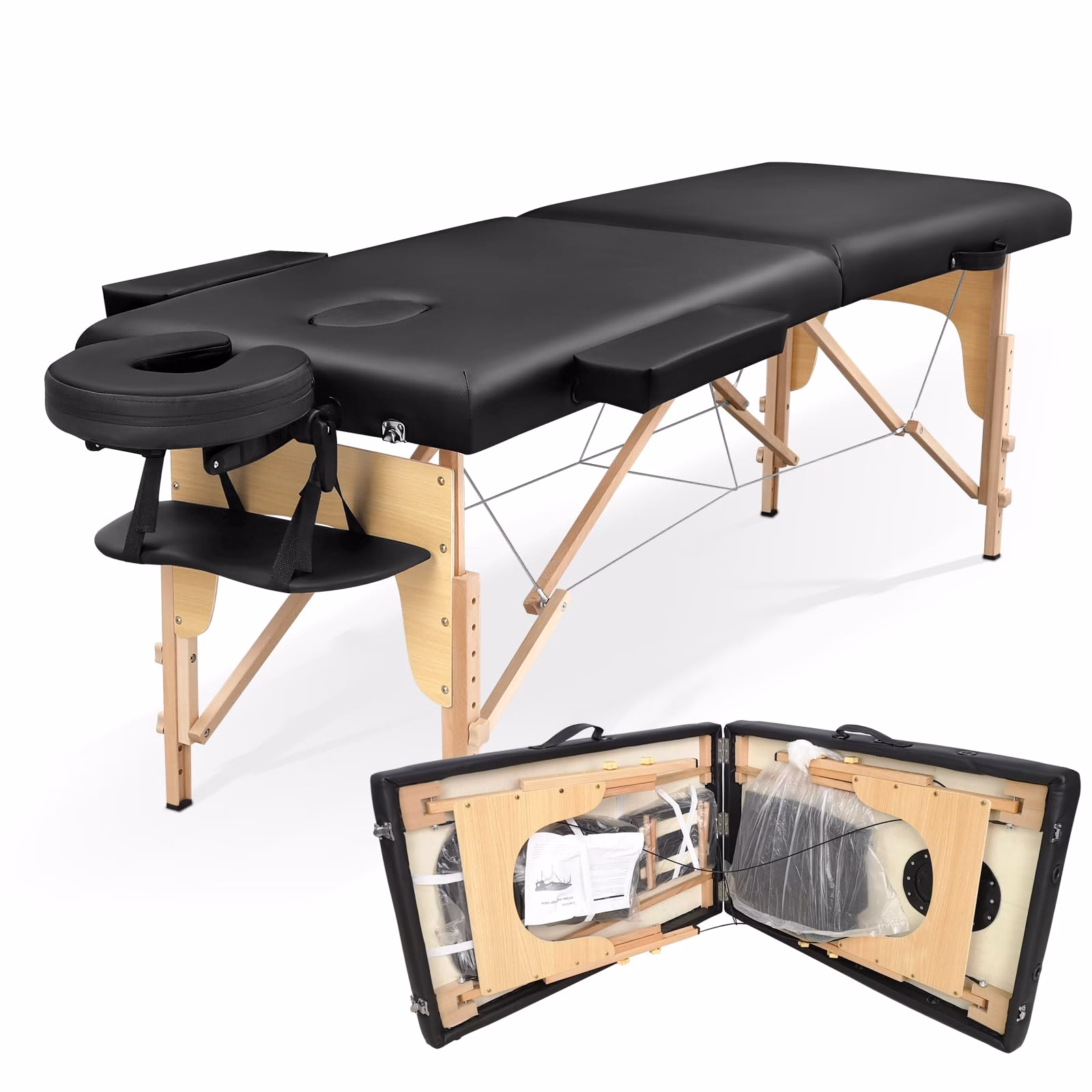 Pour qui est recommandée cette table de massage pliable ?